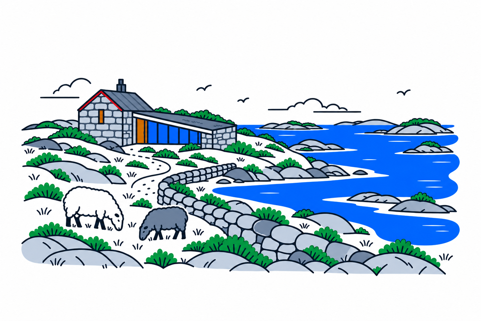 SamfunnPrep illustration showing Lyngheisenteret.