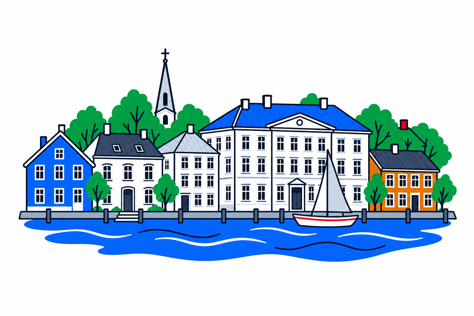 SamfunnPrep illustration showing Tyholmen.
