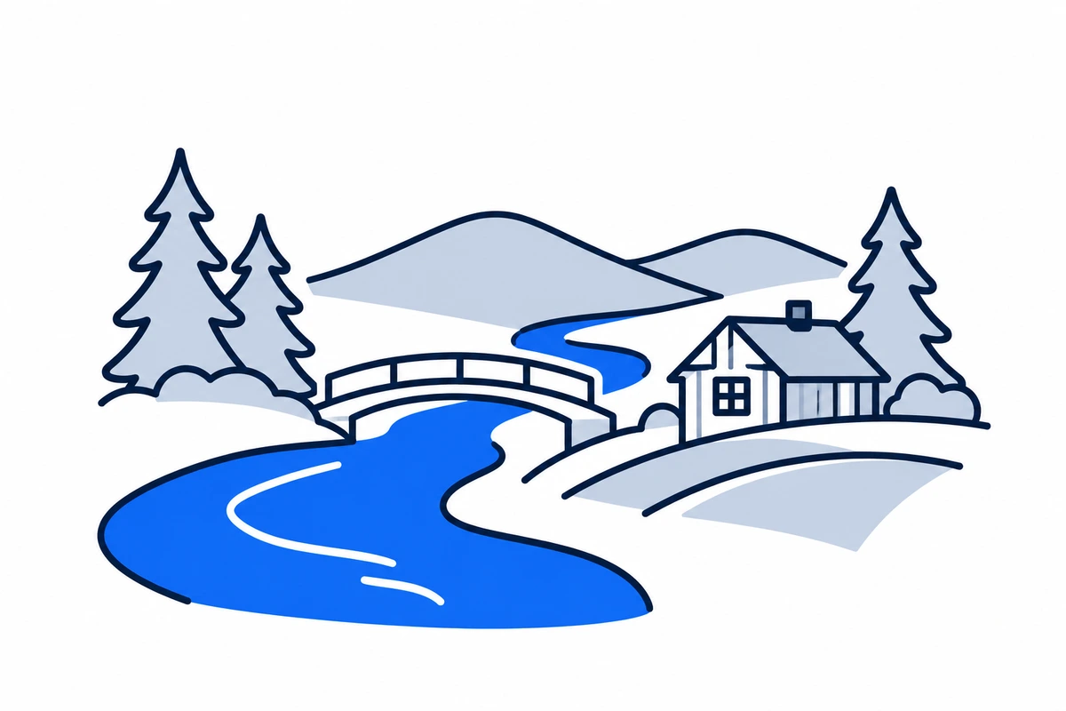 AI-generated illustration: Buskerud (county), Norway