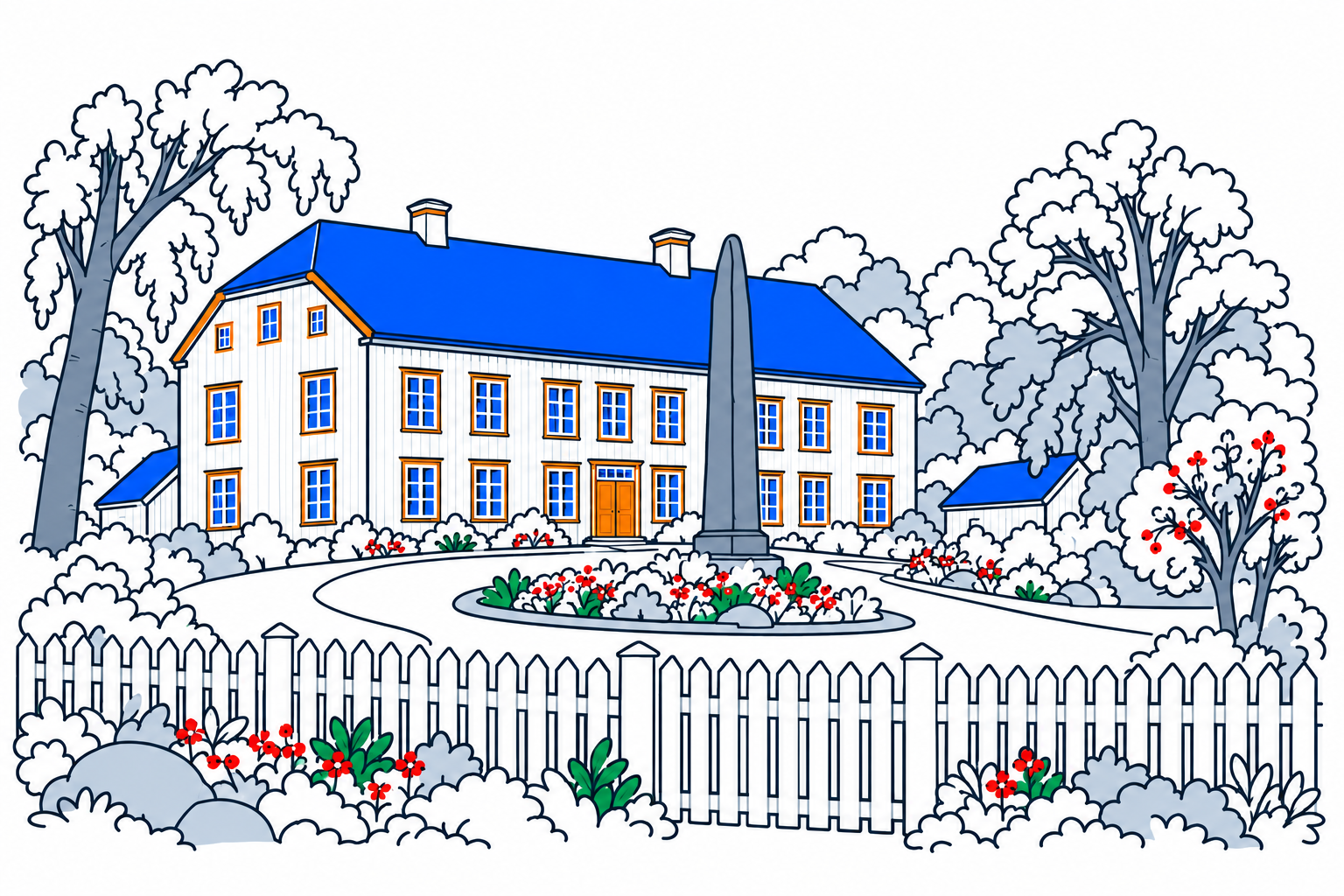 SamfunnPrep illustration showing Froland Verk.