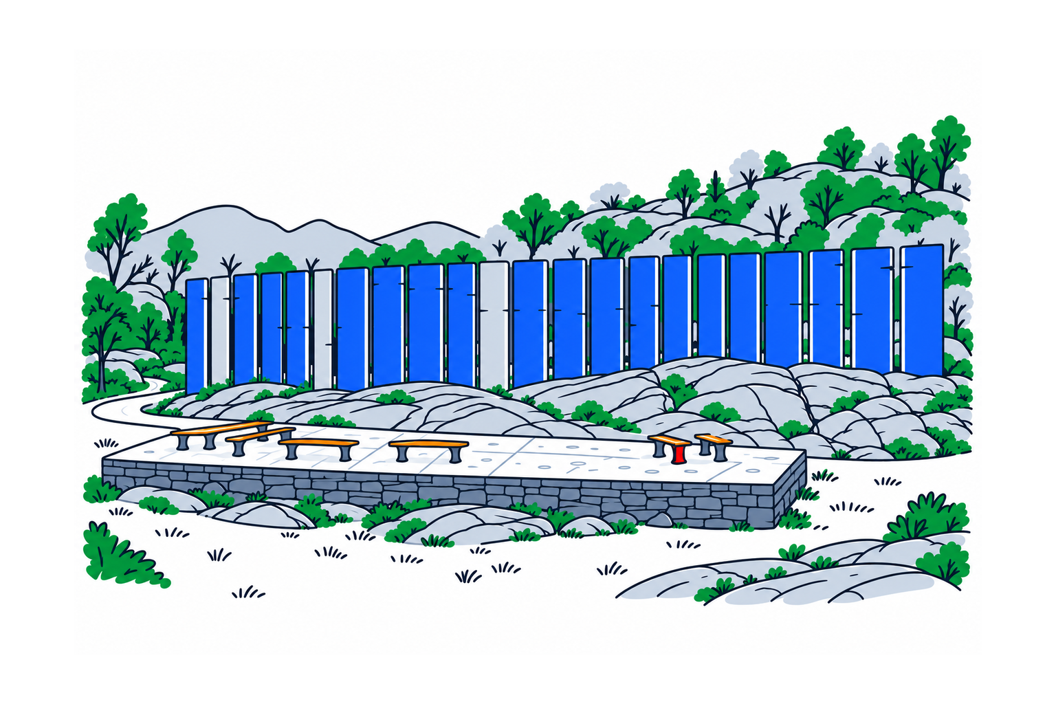 SamfunnPrep illustration showing Gulatinget på Flolid.
