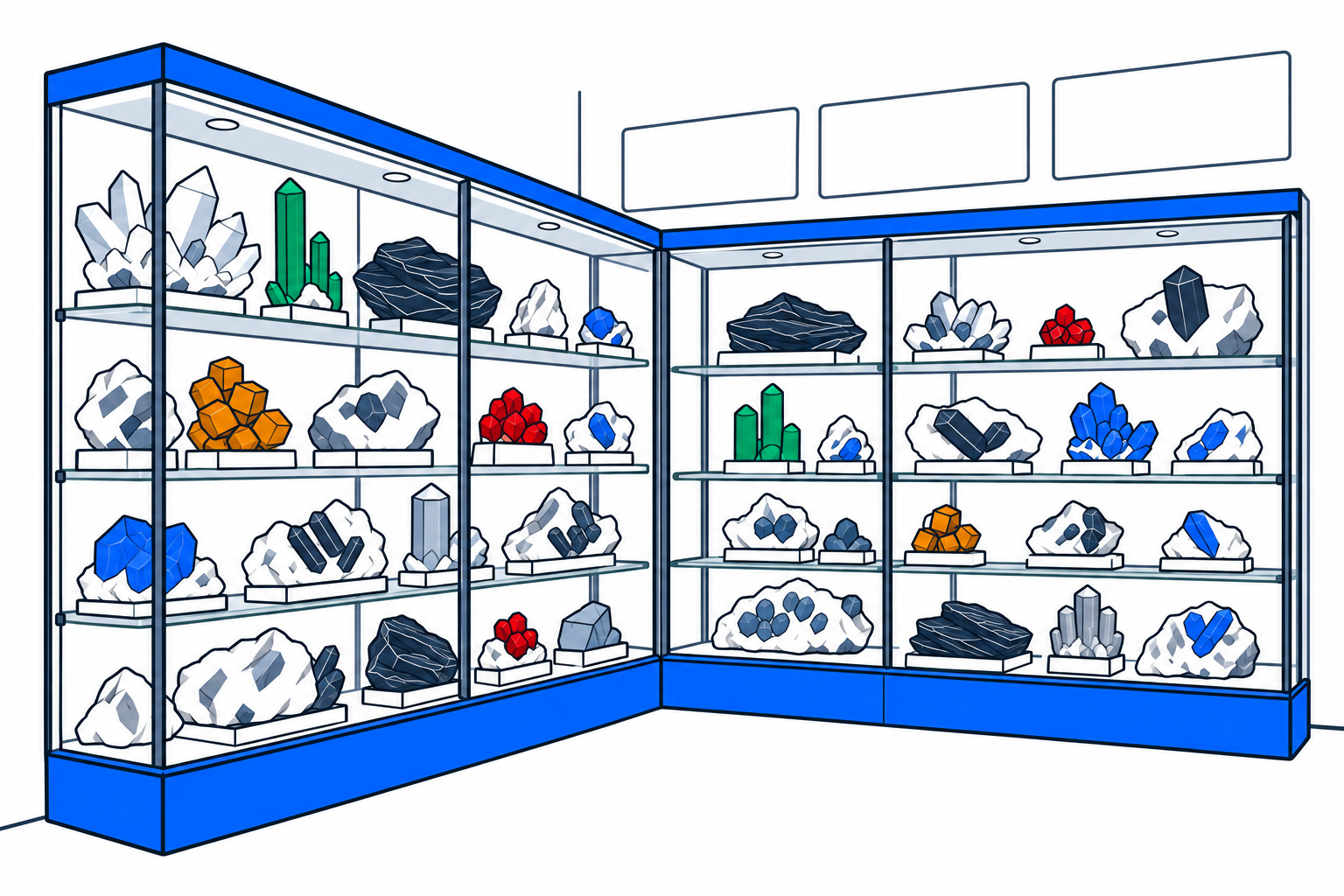 SamfunnPrep illustration showing Mineralsamlingen i Iveland.