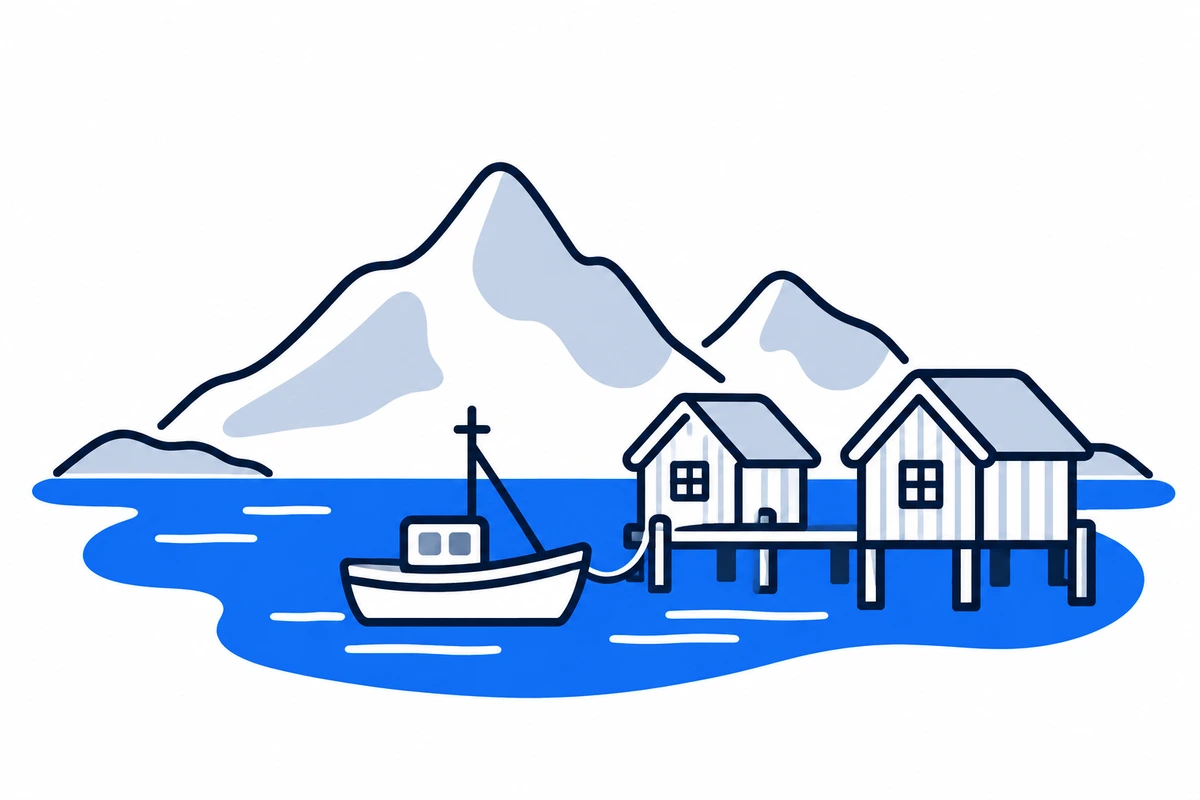 AI-generated illustration: Nordland (county), Norway