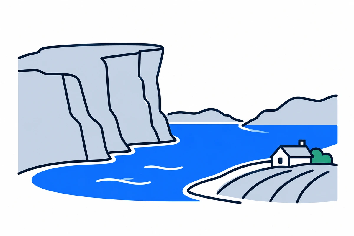 AI-generated illustration: Rogaland (county), Norway