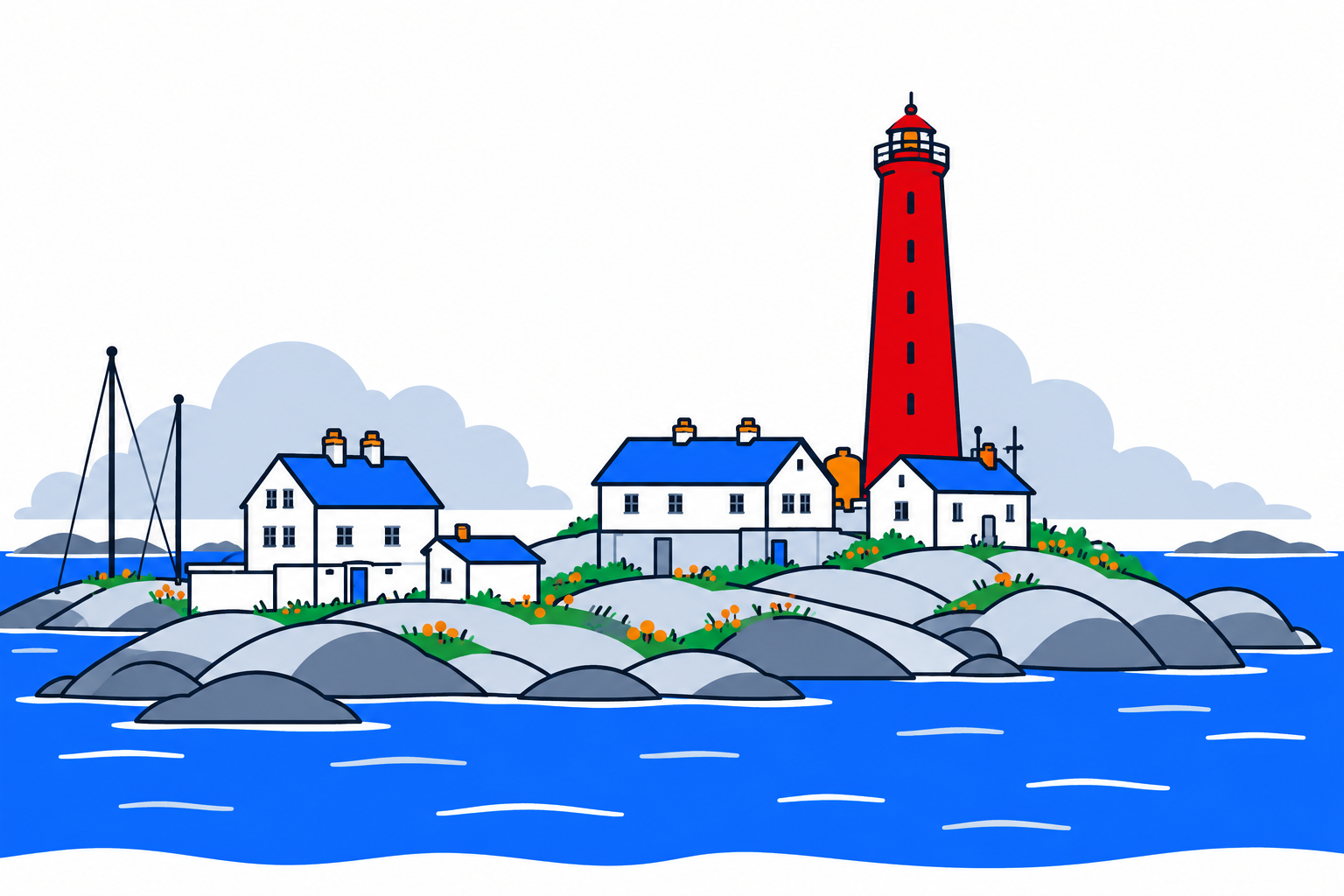 SamfunnPrep illustration showing Utvær fyr.