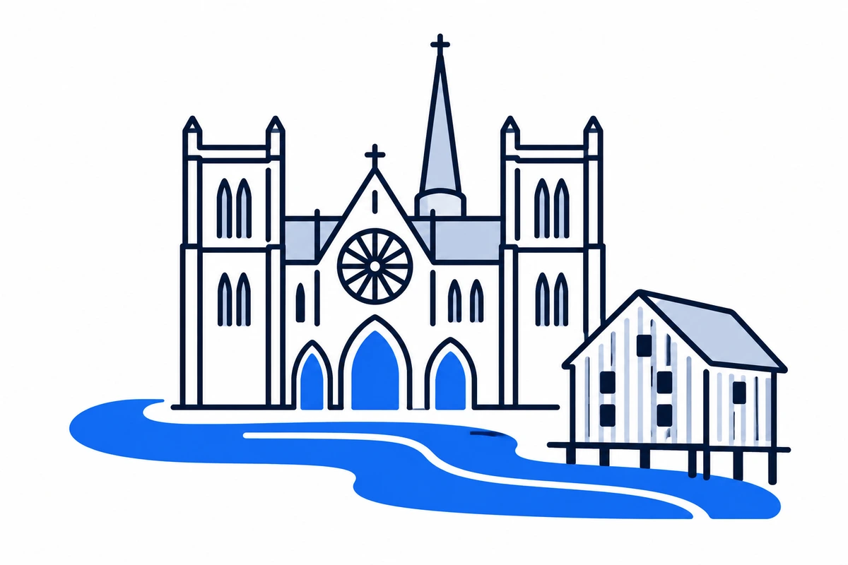 AI-generated illustration: Trondheim (municipality), Norway · Overview illustration