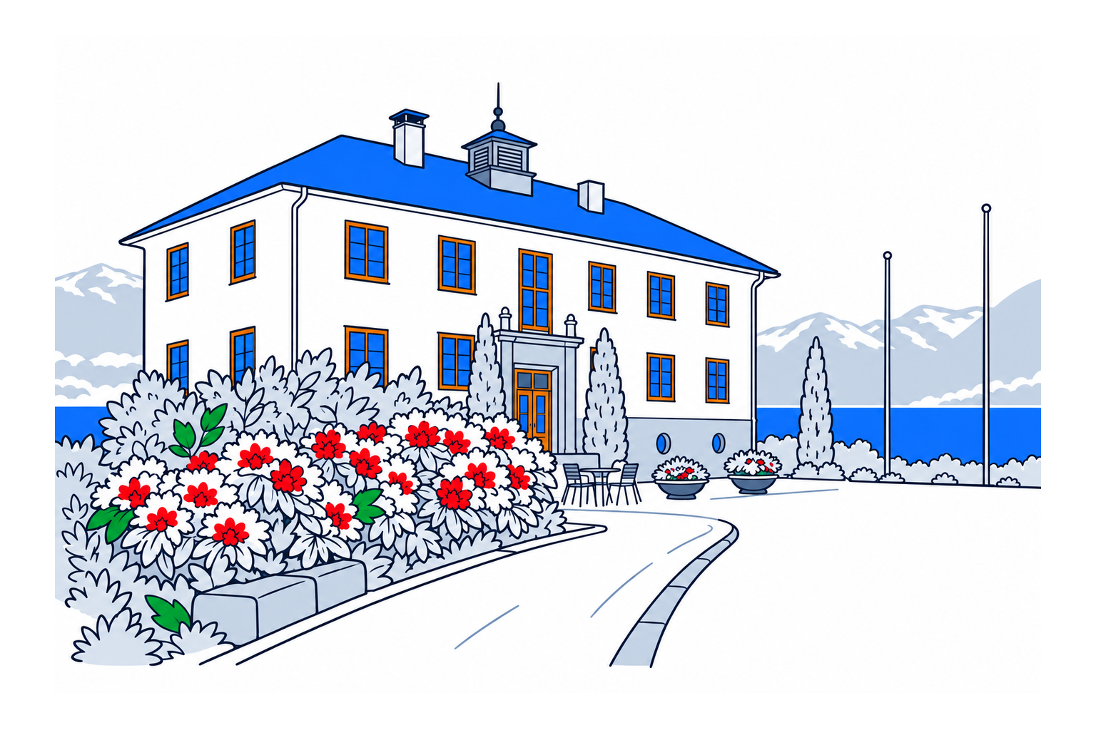 SamfunnPrep illustration showing Haugesenteret.