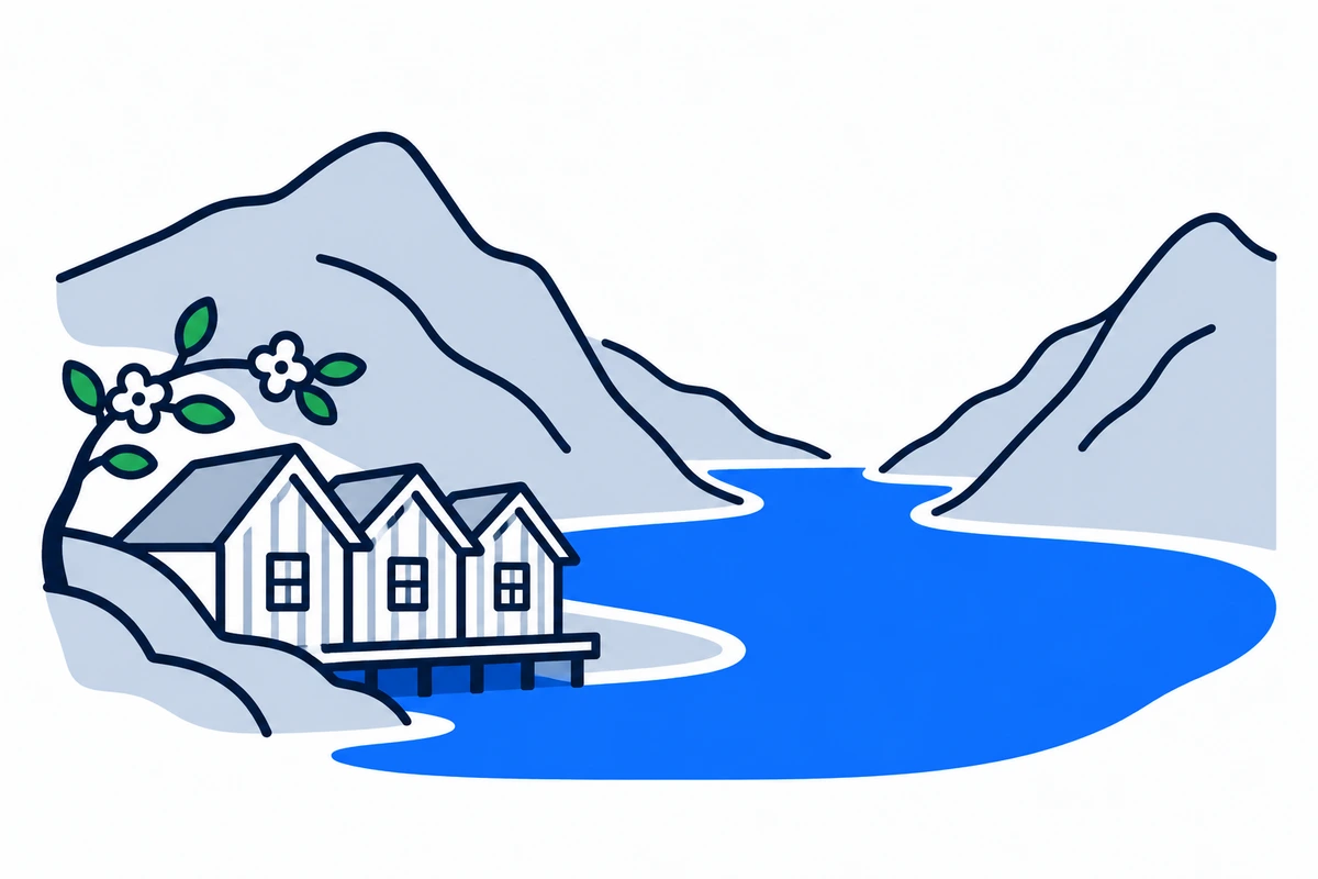 AI-generated illustration: Vestland (county), Norway